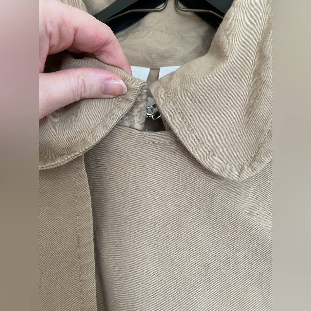 Arket Short Trench Coat Size M - Picture 6 of 9